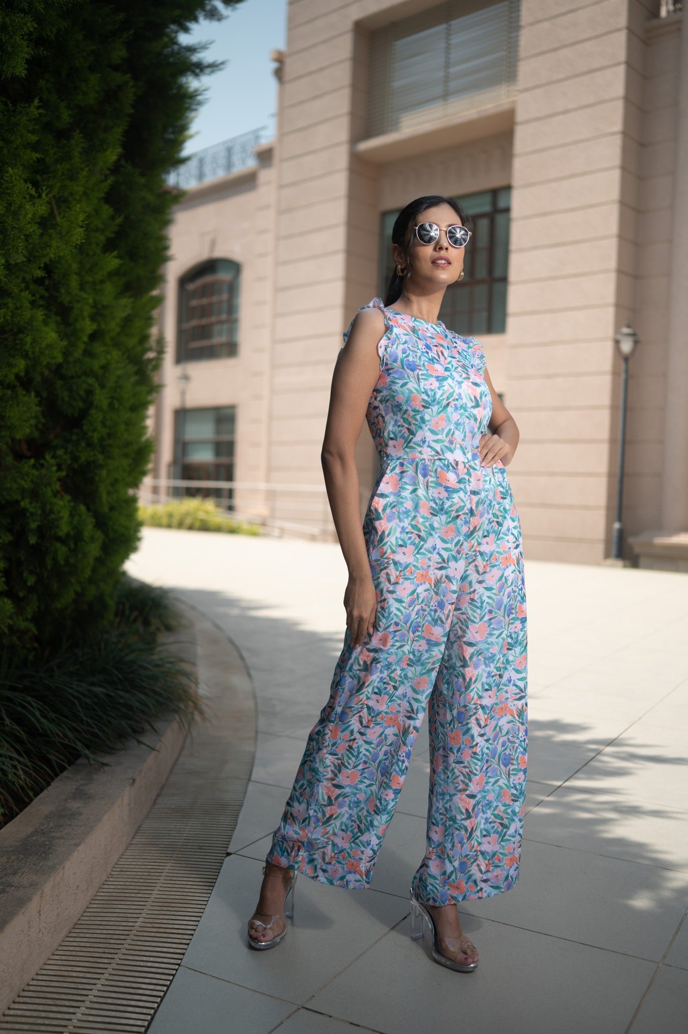 Floral Printed Jumpsuit